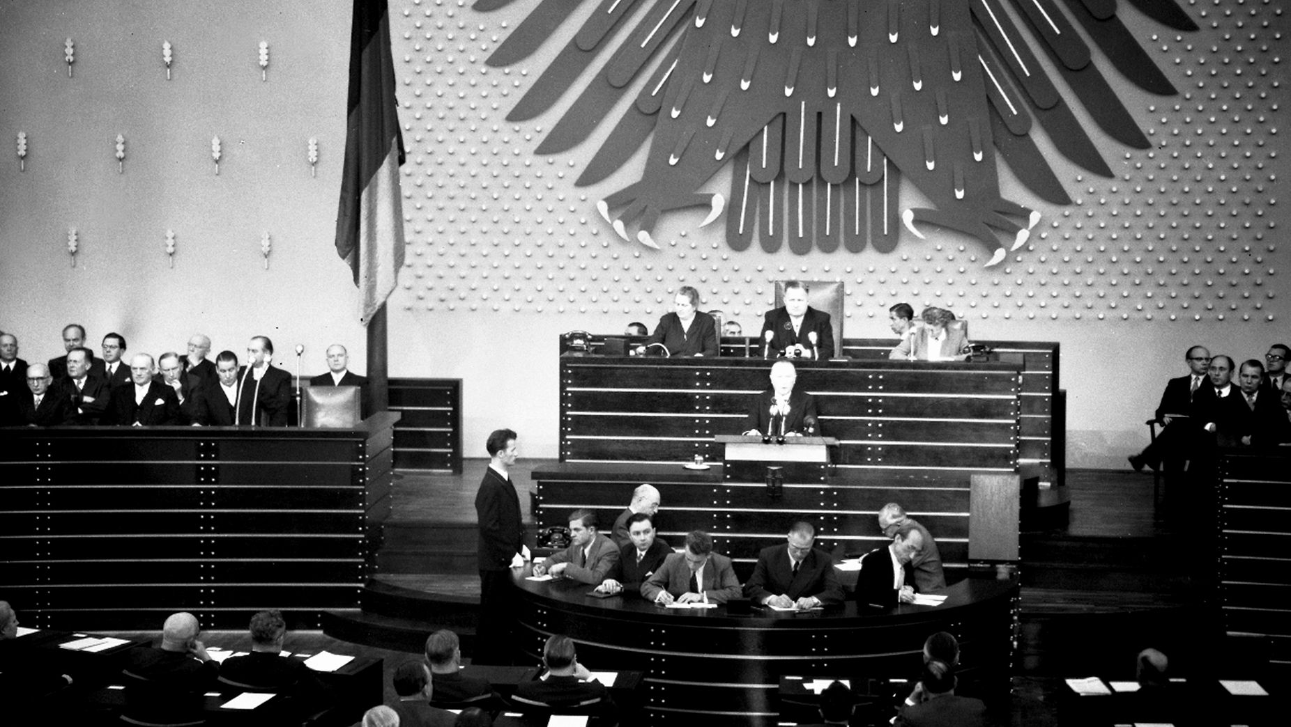 Deutscher Bundestag - Zurück Auf Die Weltbühne (1953 Bis 1957)