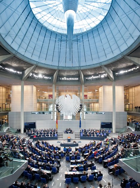 Deutscher Bundestag - Architektur des Reichstagsgebäudes