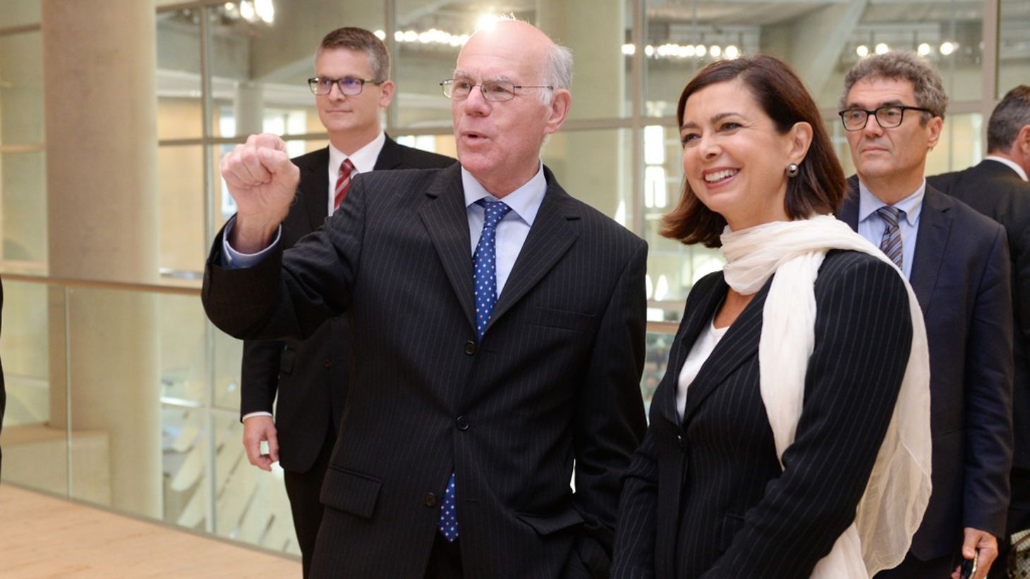 Deutscher Bundestag Laura Boldrini Zu Gast Bei Norbert Lammert