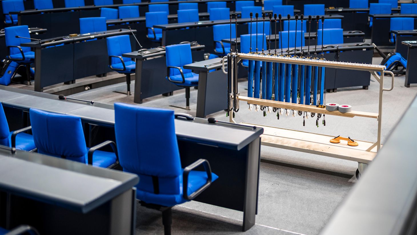 Deutscher Bundestag - Wie Der Plenarsaal Für Die Konstituierende ...