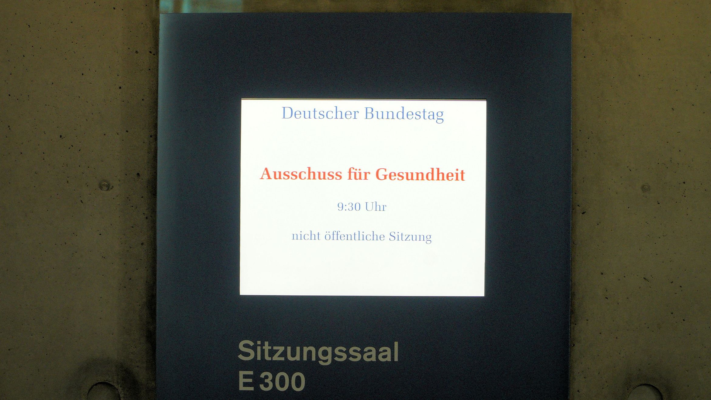 Deutscher Bundestag - Austausch Mit Dem Gesundheitsausschuss Des ...