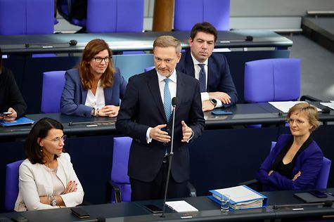 Deutscher Bundestag - Lindner: Fiskalische Trendwende Ist Gelungen